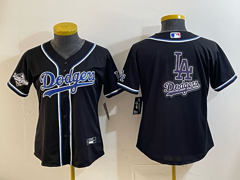 Youth 2026 Los Angeles Dodgers Blank Black Game Nike MLB Jersey style 0018